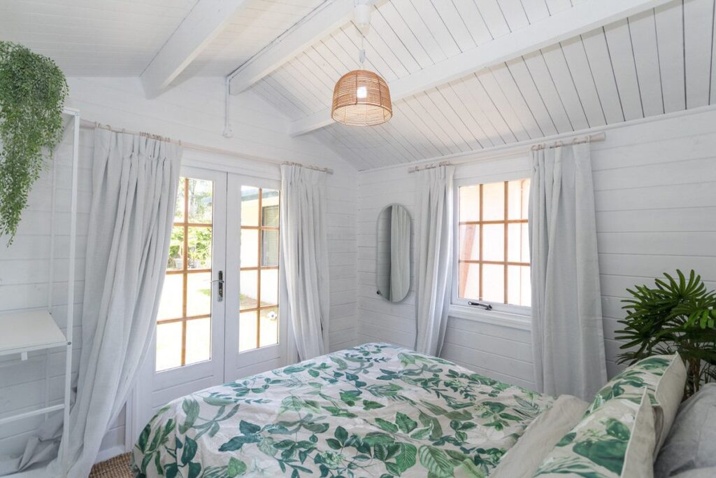 Setting up a cabin as an Air BnB Byron Bay AU