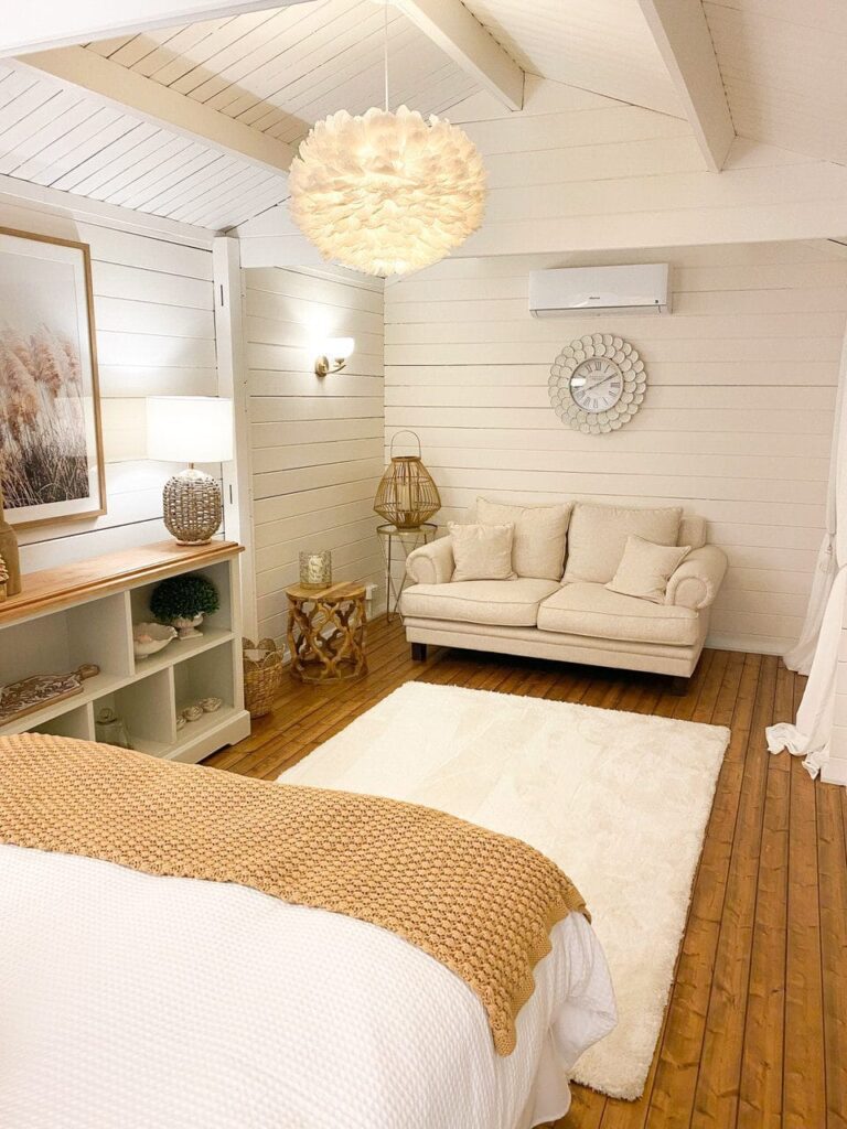 Inside a Brook River Tiny House for sale