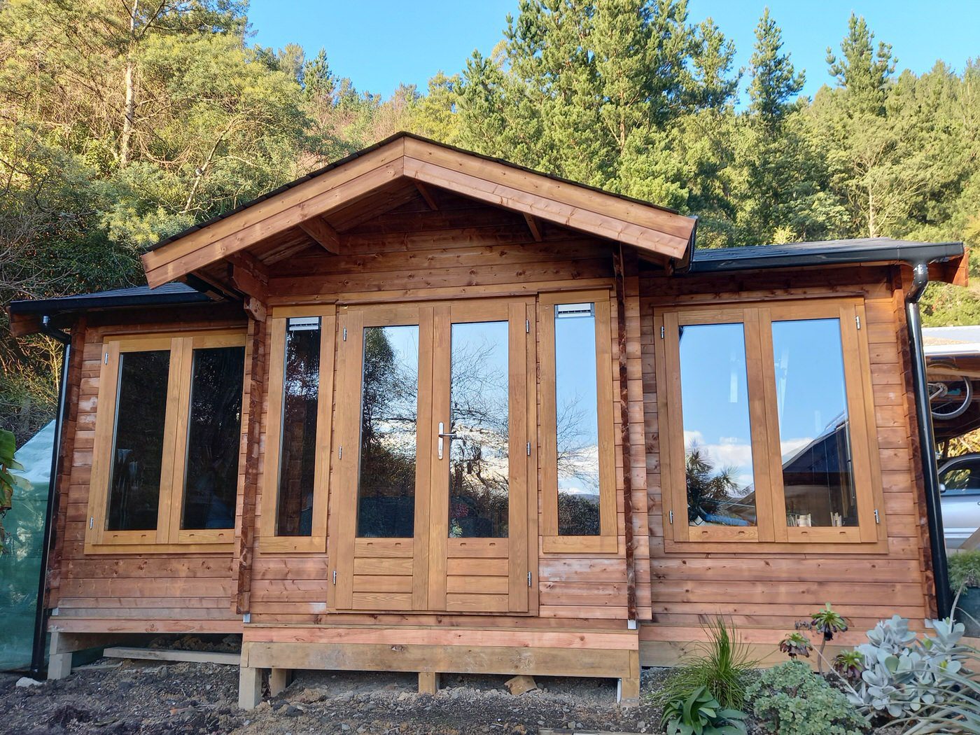 A she shed cabin used as a Tiny House