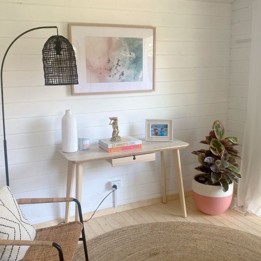 layout ideas for a kitset cabin office