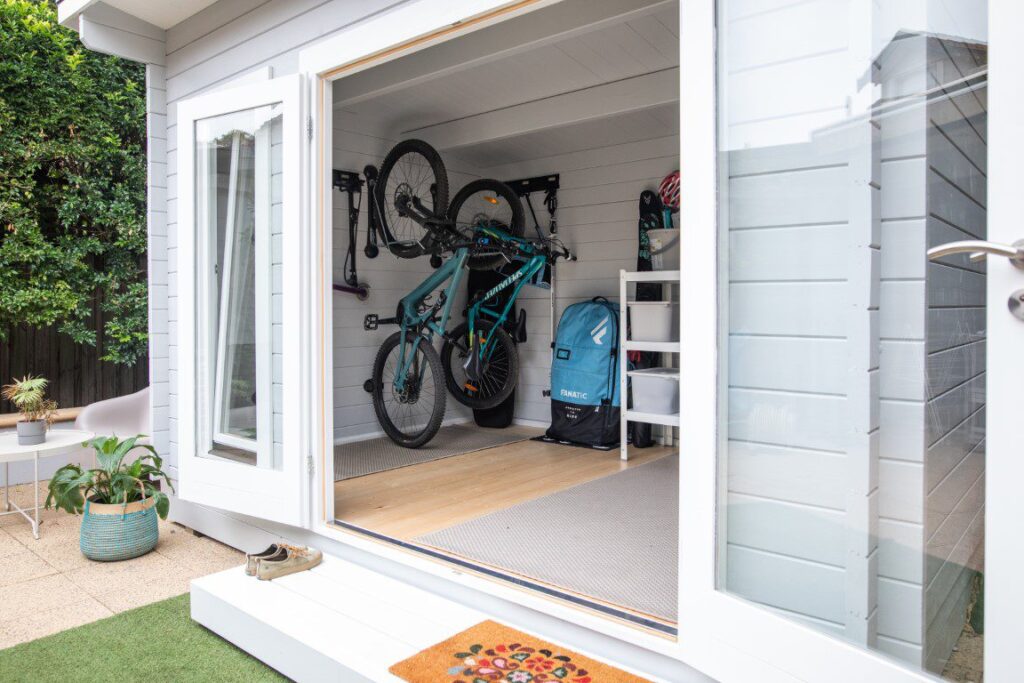 A SheShed as the ultimate bike storage solution