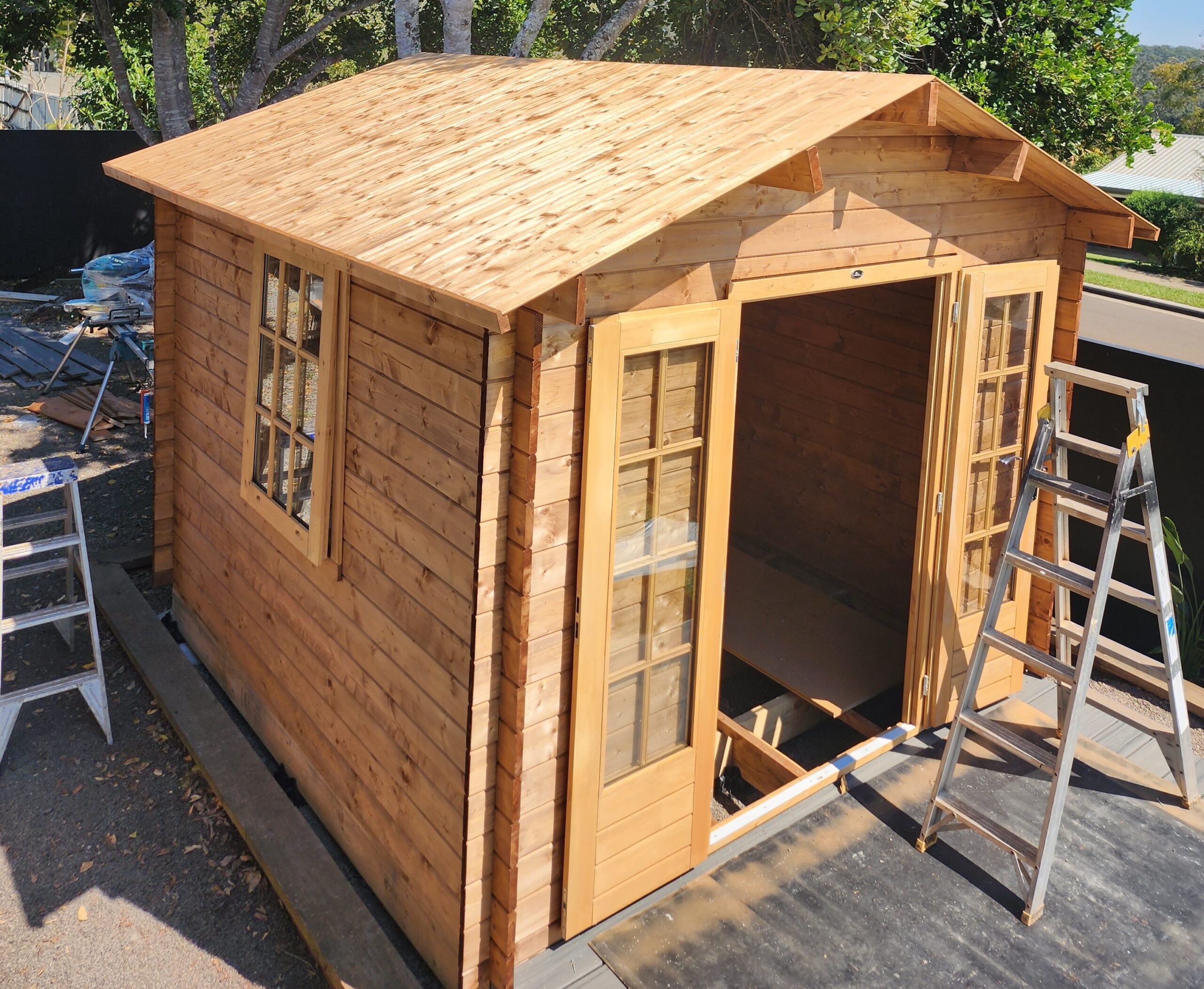 Progress shot during construction of the Star cabin