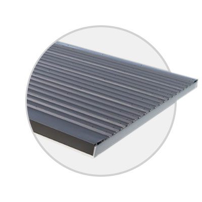 Close up of steel roof kit