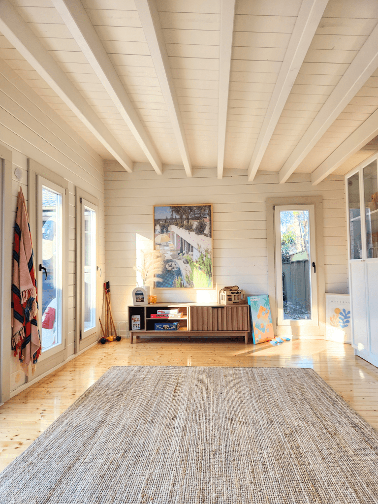 Pool House Interior Apline Cabin