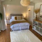 inside of painted brook river cabin used for accommodation