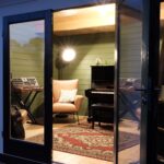 Internal Coastal Cabin as music room