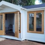 Exterior view of Brook River display cabin at Katoomba office