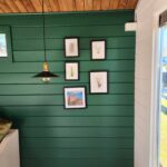 inside of painted tasman display cabin
