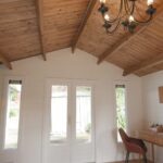 inside of tasman display cabin retreat with decorated interior