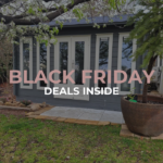 ranch cabin with black friday wording