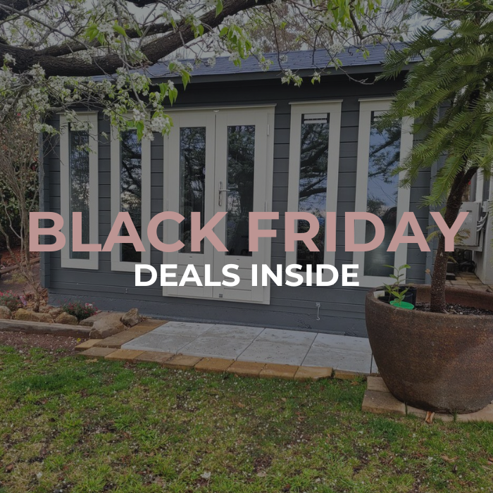 ranch cabin with black friday wording