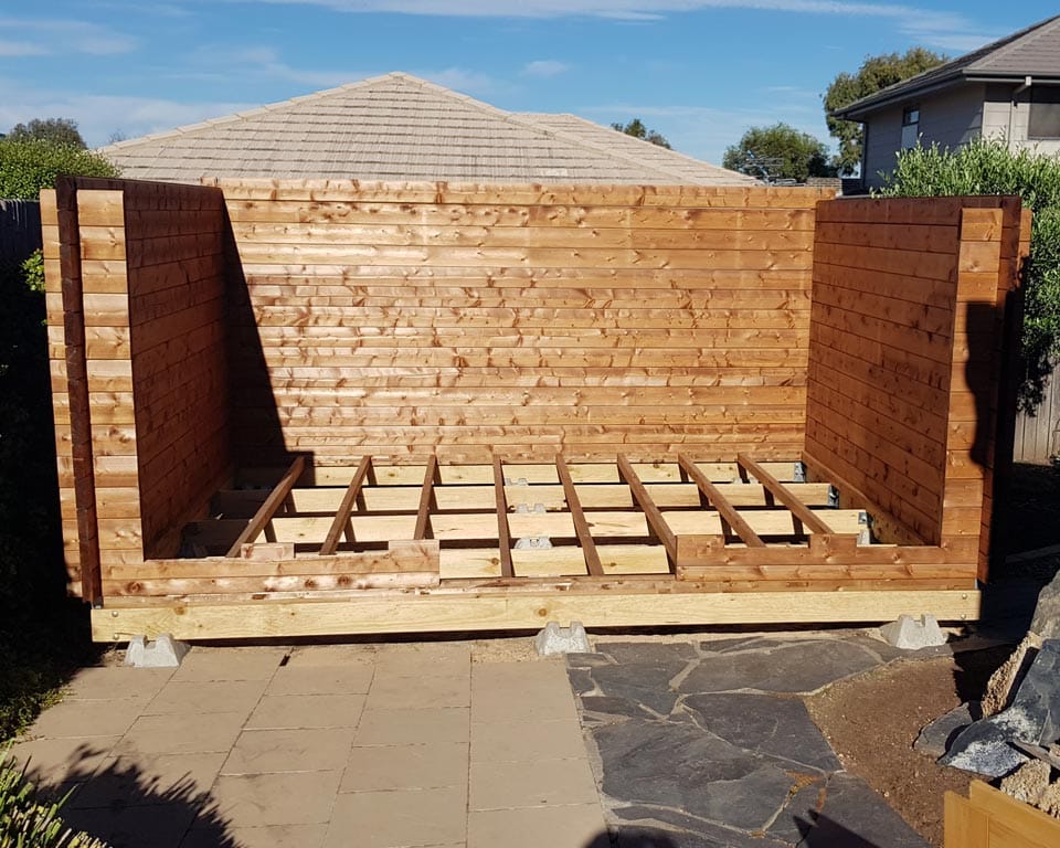 building a backyard pod for a sleepout