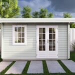 front render of skyline cabin