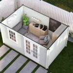render of layout of skyline cabin