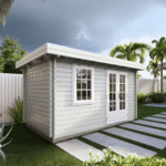angle of front of skyline cabin render