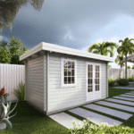 angle of front of skyline cabin render