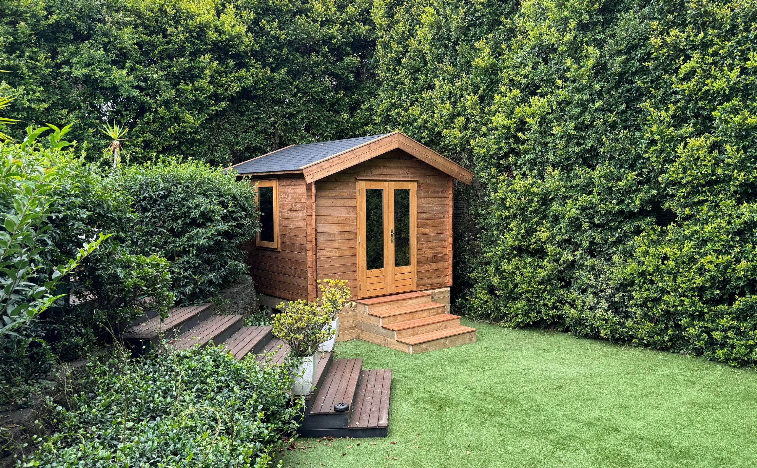 outside of star cabin home office