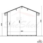 Star Cabin tech-drawing slice view