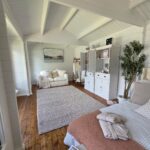 inside of painted and styled brook river display cabin