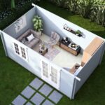 Woodland Render bird eye layout
