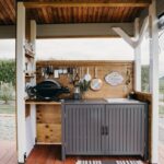outside of cabana canopy cabin bee valley farm business