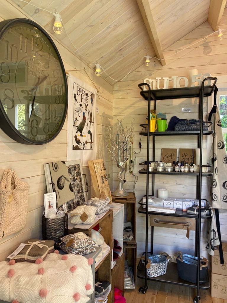 crafts for sale in a kitset cabin