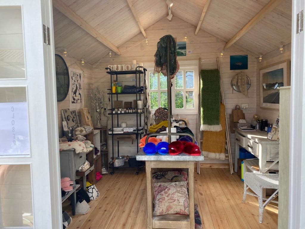 selling products from your house in a separate studio