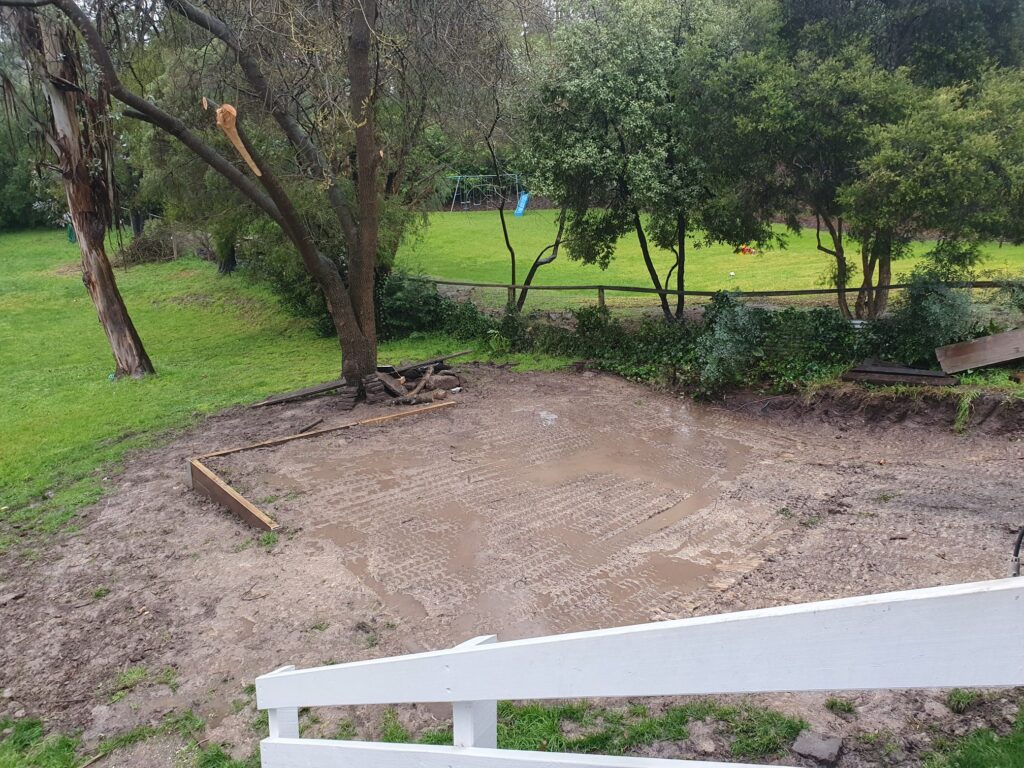 The build site