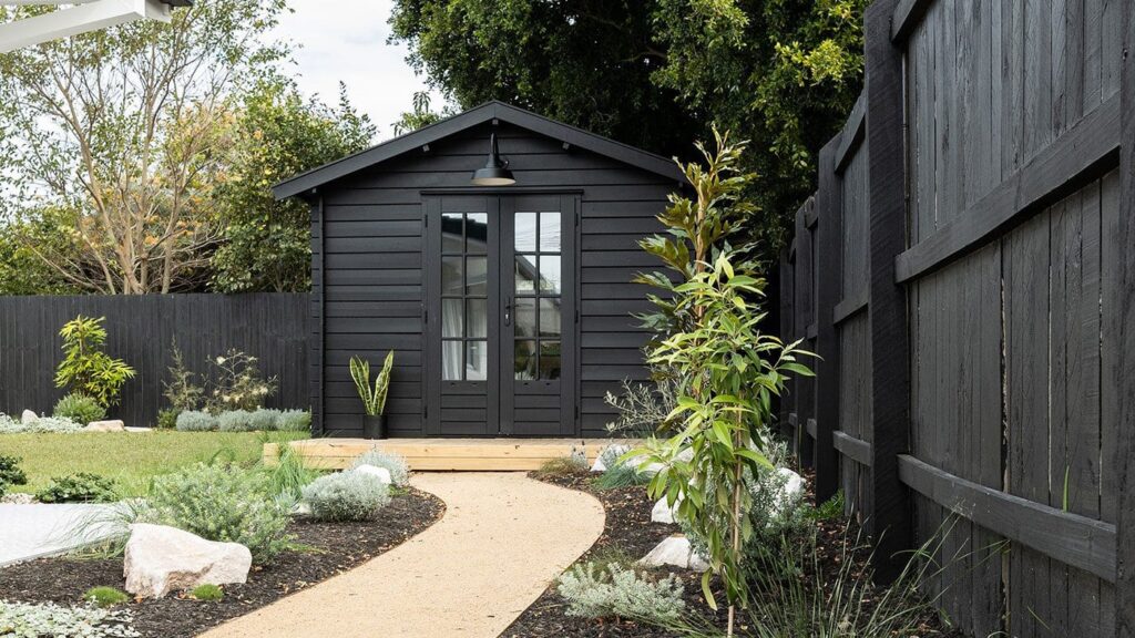 graphic design business from a black barn