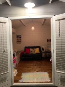 Shabby chic shed