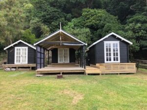 setting out bedrooms, toilets and eating areas on a rural property