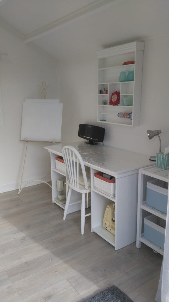 Art and craft shed fully lined in NZ
